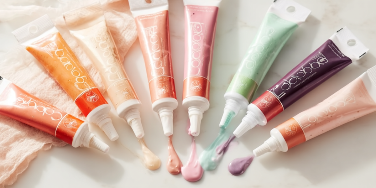 Gels colorants alimentaires en tubes de différentes couleurs