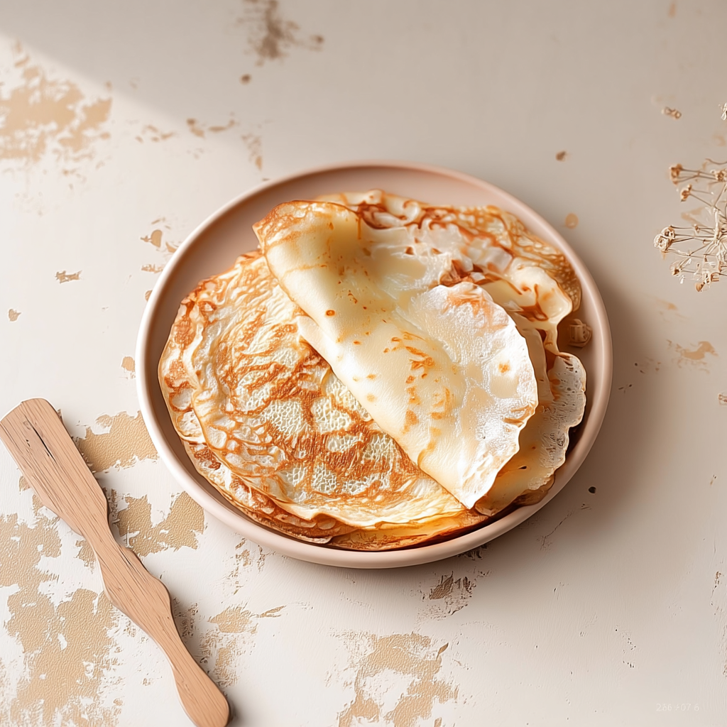 Crêpes dorées pour la Chandeleur