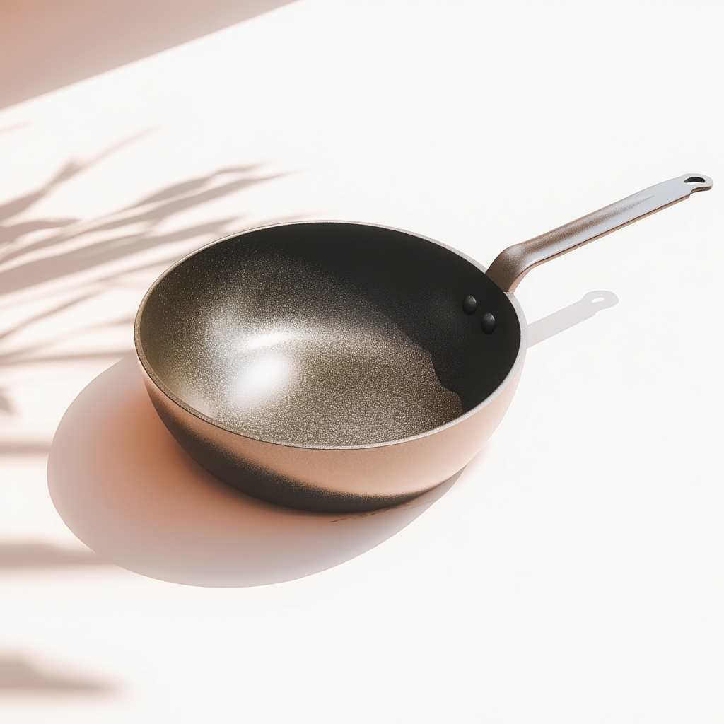 Sauteuse antiadhésive avec manche en inox