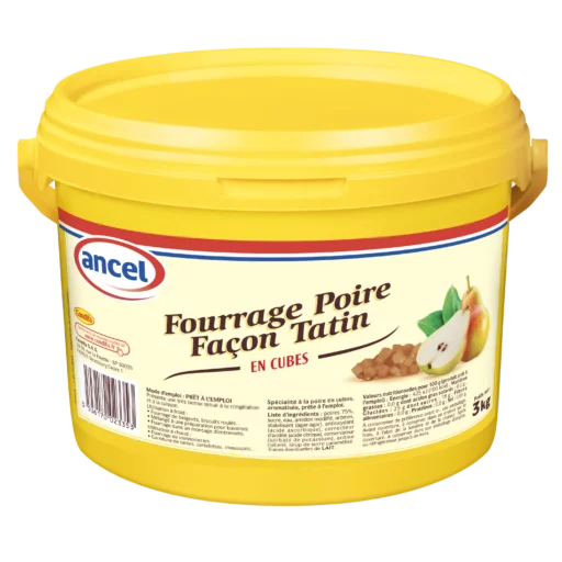 Ancel - Fourrage Poire Façon Tatin en Cubes 3 kg