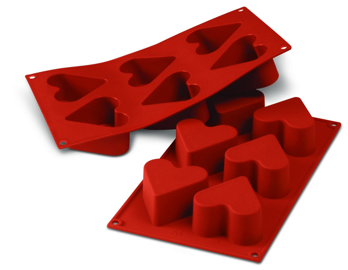 moule silicone 6 coeurs