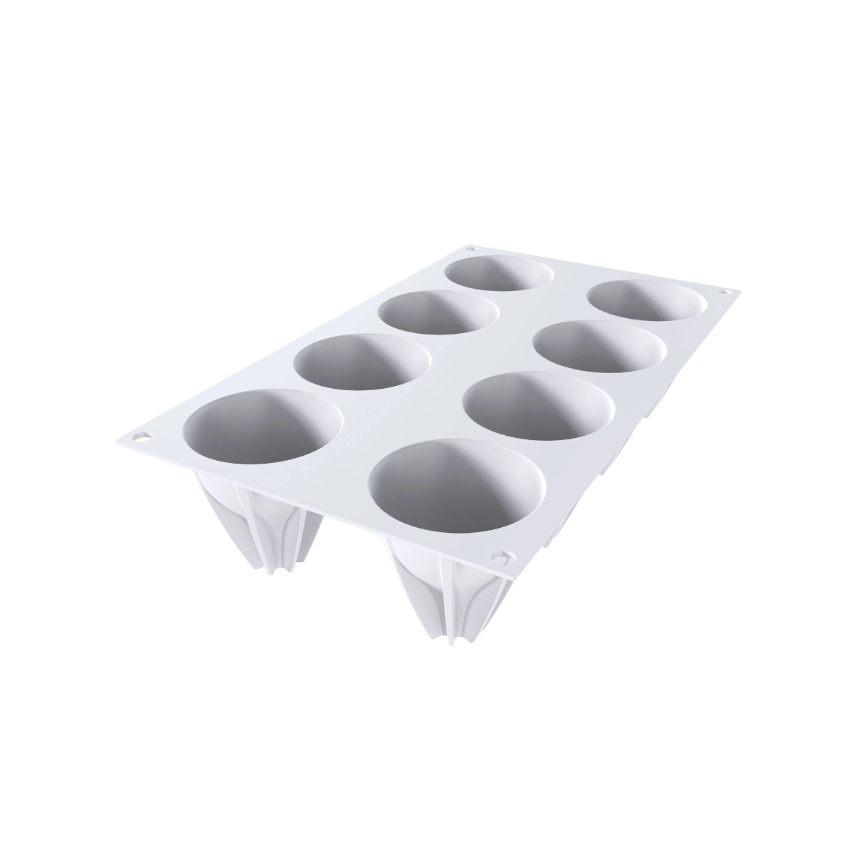 Moule silicone 8 gouttes vue intérieure