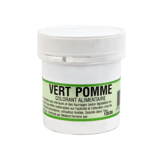 Colorant alimentaire vert pomme Mallard Ferrière
