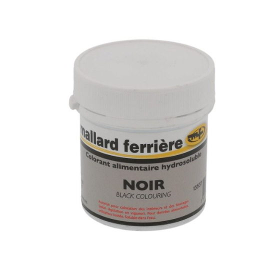Colorant alimentaire noir Mallard Ferrière
