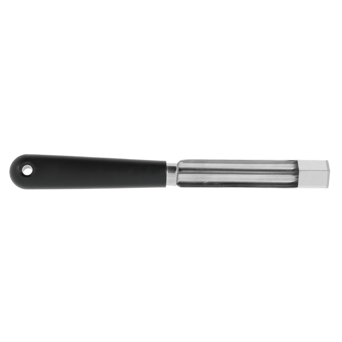 Découpoir à cœur en inox avec manche noir pour fruits et légumes