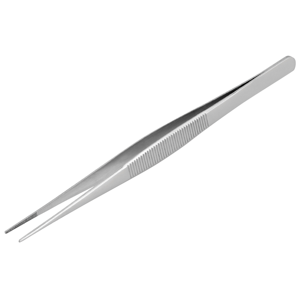 Pince de précision droite en inox pour dressage et décoration culinaire