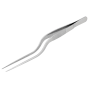 Pince de précision coudée en inox
