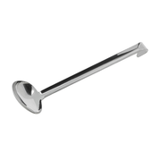 Louche en inox avec manche à crochet
