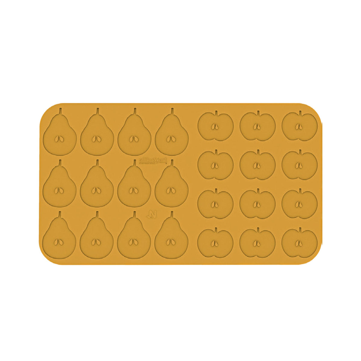 tapis décoratif motif poires et pommes