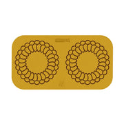 tapis décoratif rond avec motifs mandala