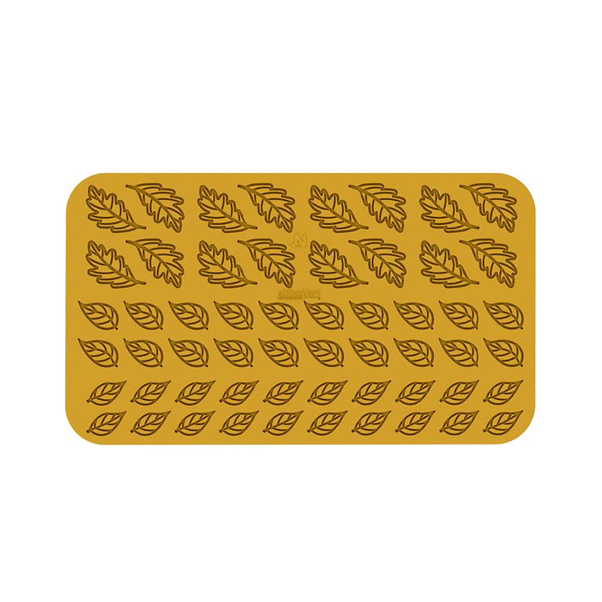 tapis décoratif en forme de feuilles
