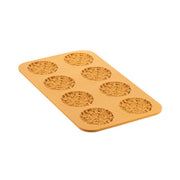 Moule silicone 8 empreintes rondes motif floral