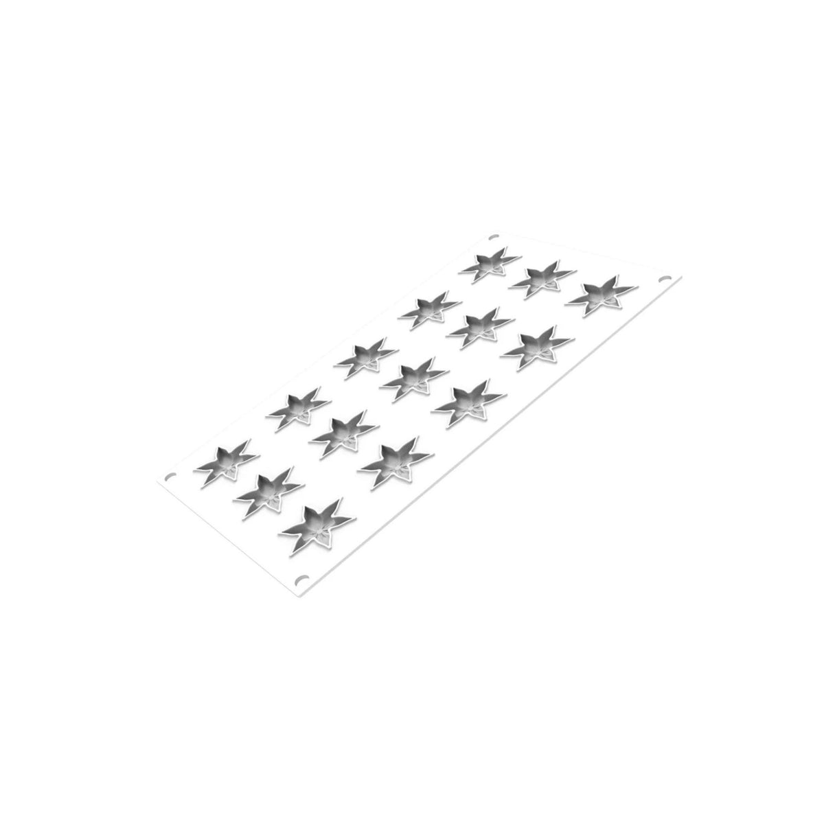 Moule silicone 15 empreintes fleurs vue intérieure