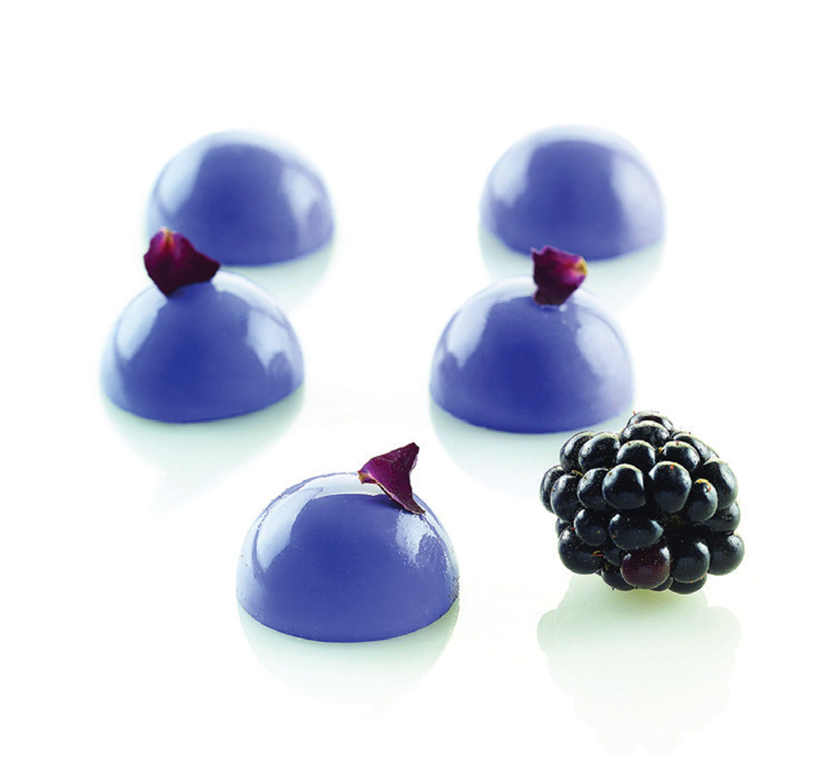petits dômes violets