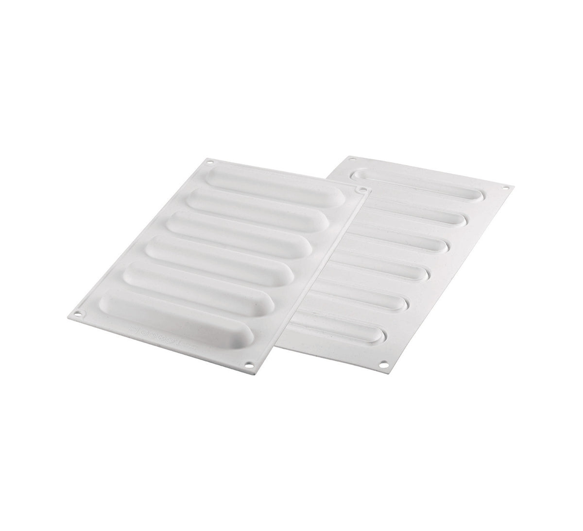 Moules en silicone Silikomart pour préparations pâtissières de forme oblongue