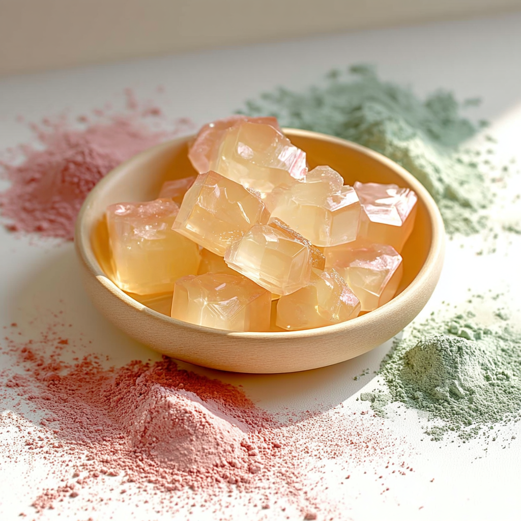 Gélatine alimentaire avec colorants en poudre pour pâtisserie