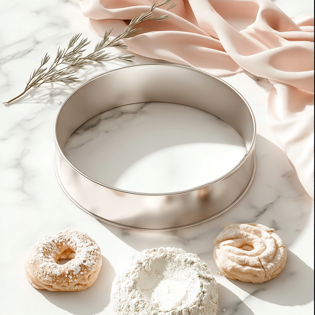 Cercle à pâtisserie rond en inox pour gâteaux et entremets