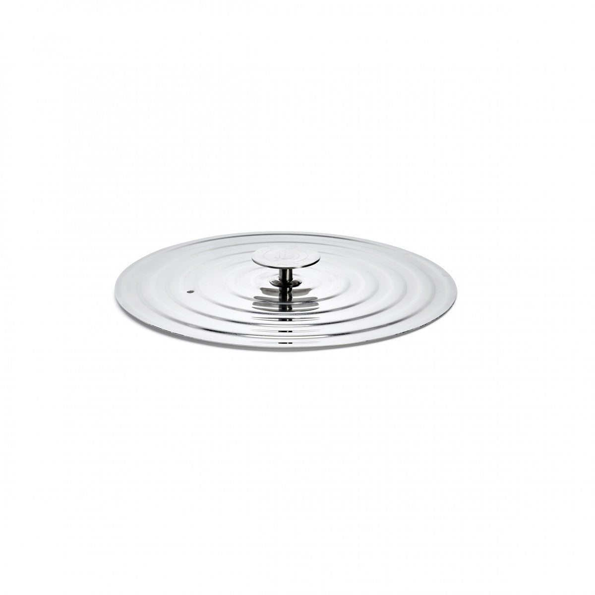 Couvercle en inox posé sur une poêle