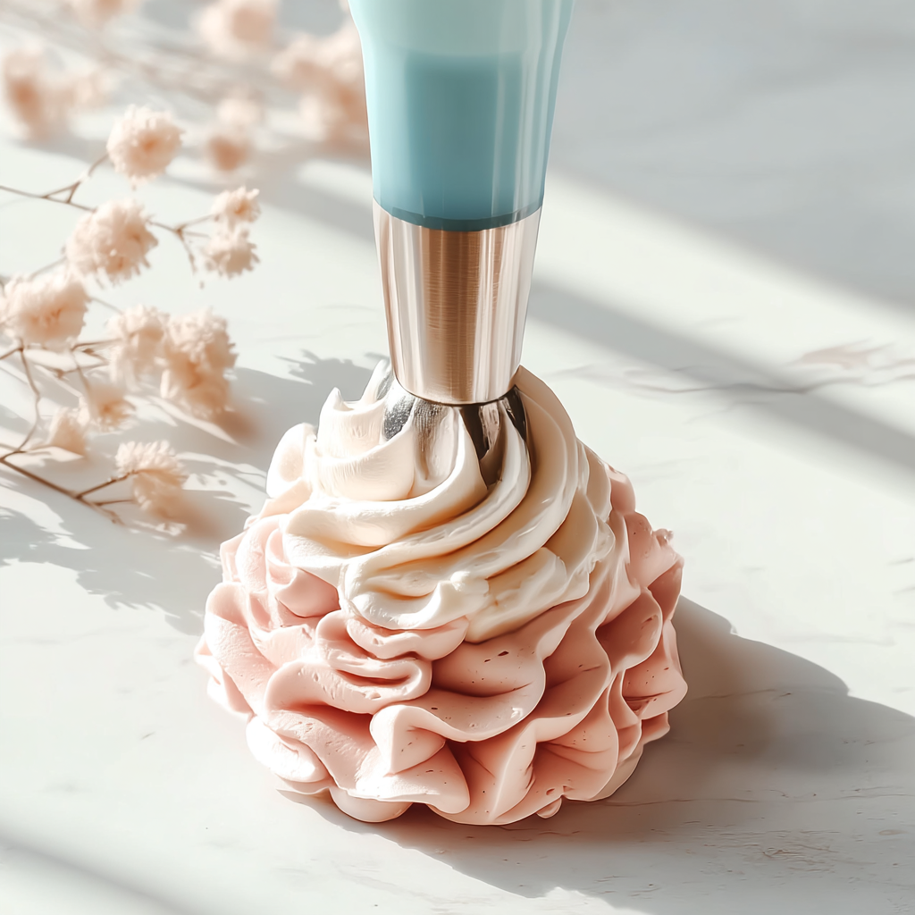 Poche à douille avec douille inox pour pochage et décoration de pâtisseries