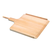 Pelle à enfourner en bois avec rebord et long manche pour boulangerie