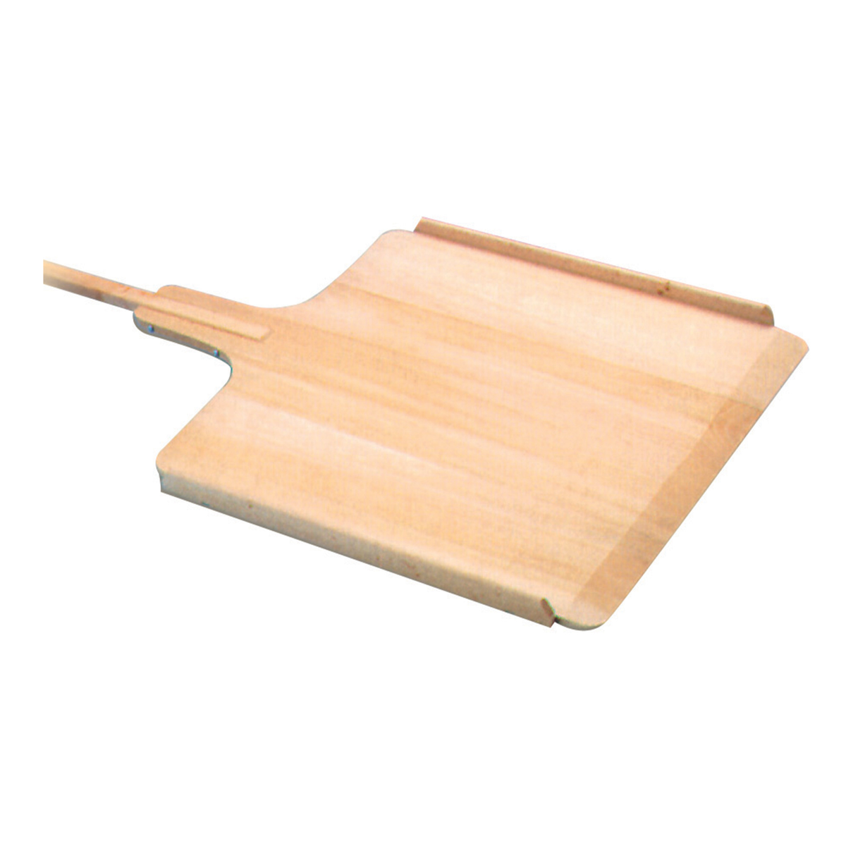 Pelle à enfourner en bois avec rebord et long manche pour boulangerie
