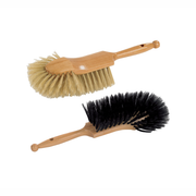 Brosse de boulanger en bois avec manche et poils naturels clairs
