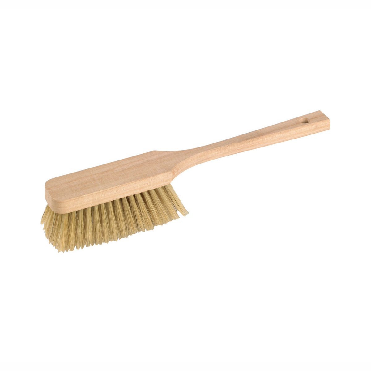 Brosse à farine en bois avec manche et poils naturels pour boulangerie et pâtisserie professionnelles
