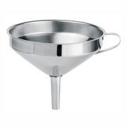 entonnoir gris en inox