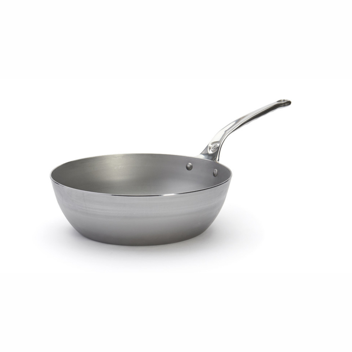 Sauteuse en acier De Buyer – vue de face