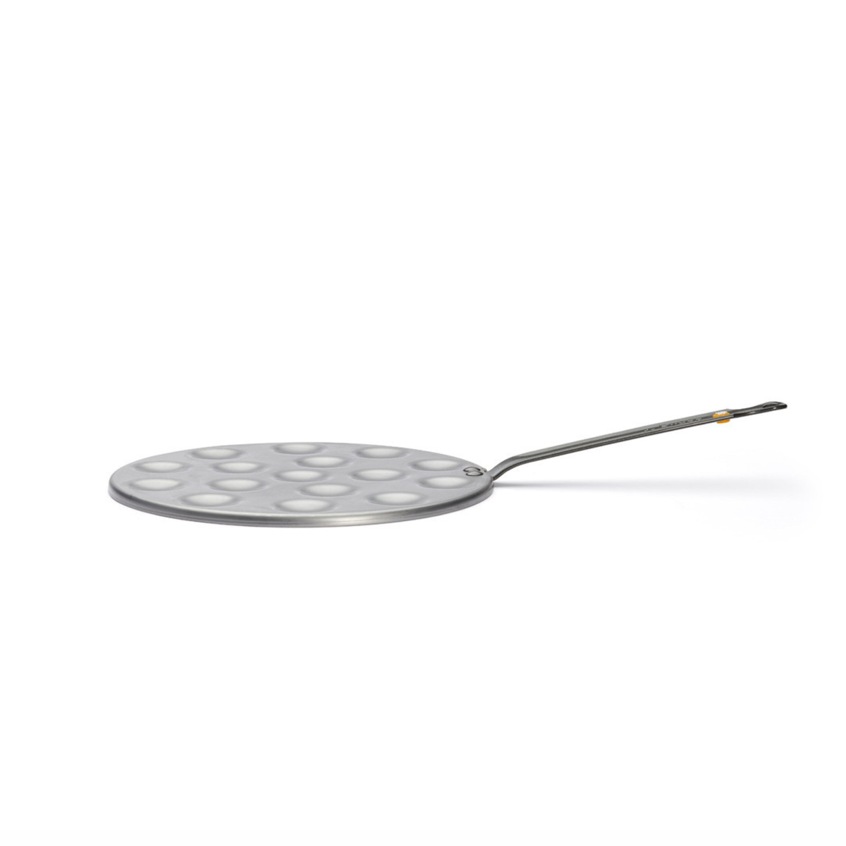 Poêle à blinis 16 empreintes vue de profil