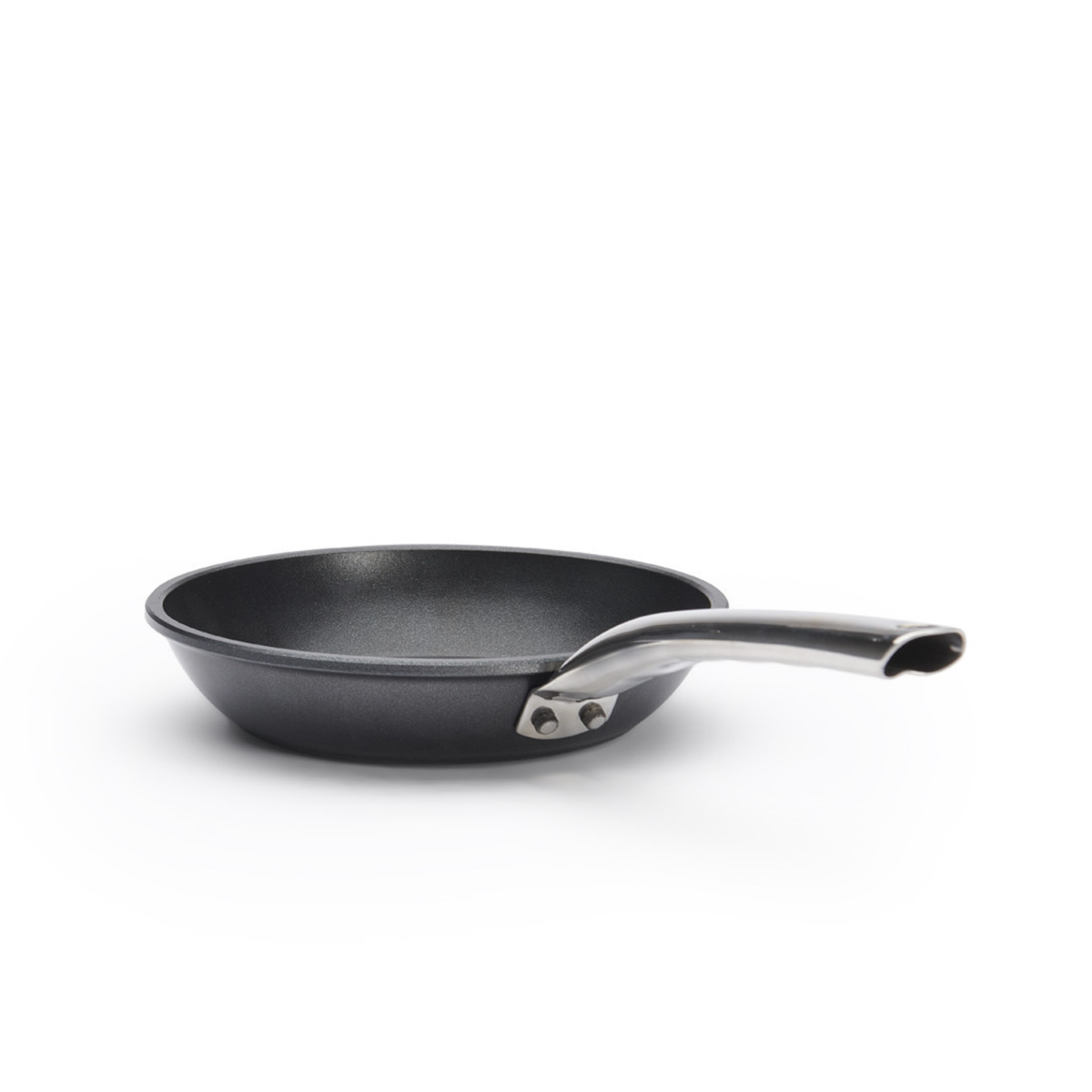 Poêle de Buyer avec poignée inox vue arrière