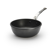 Sauteuse haute de Buyer noire avec poignée inox