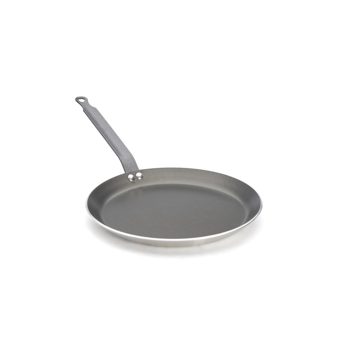 Crêpière antiadhésive De Buyer vue de trois quarts