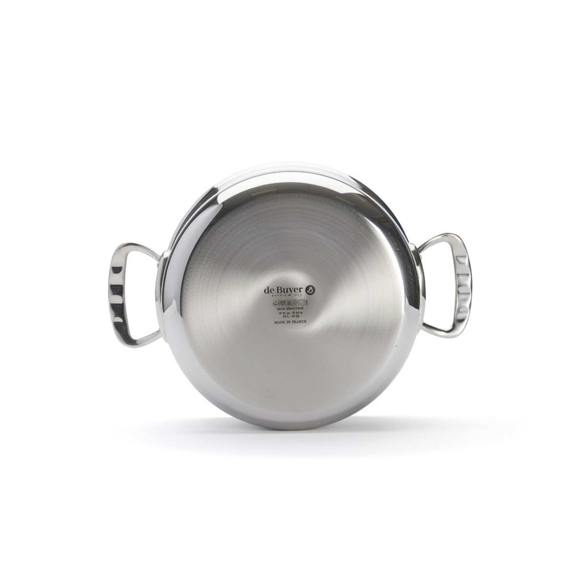 Fond du faitout en inox De Buyer