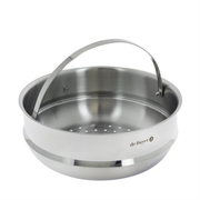 Cuit-vapeur en inox De Buyer avec anse