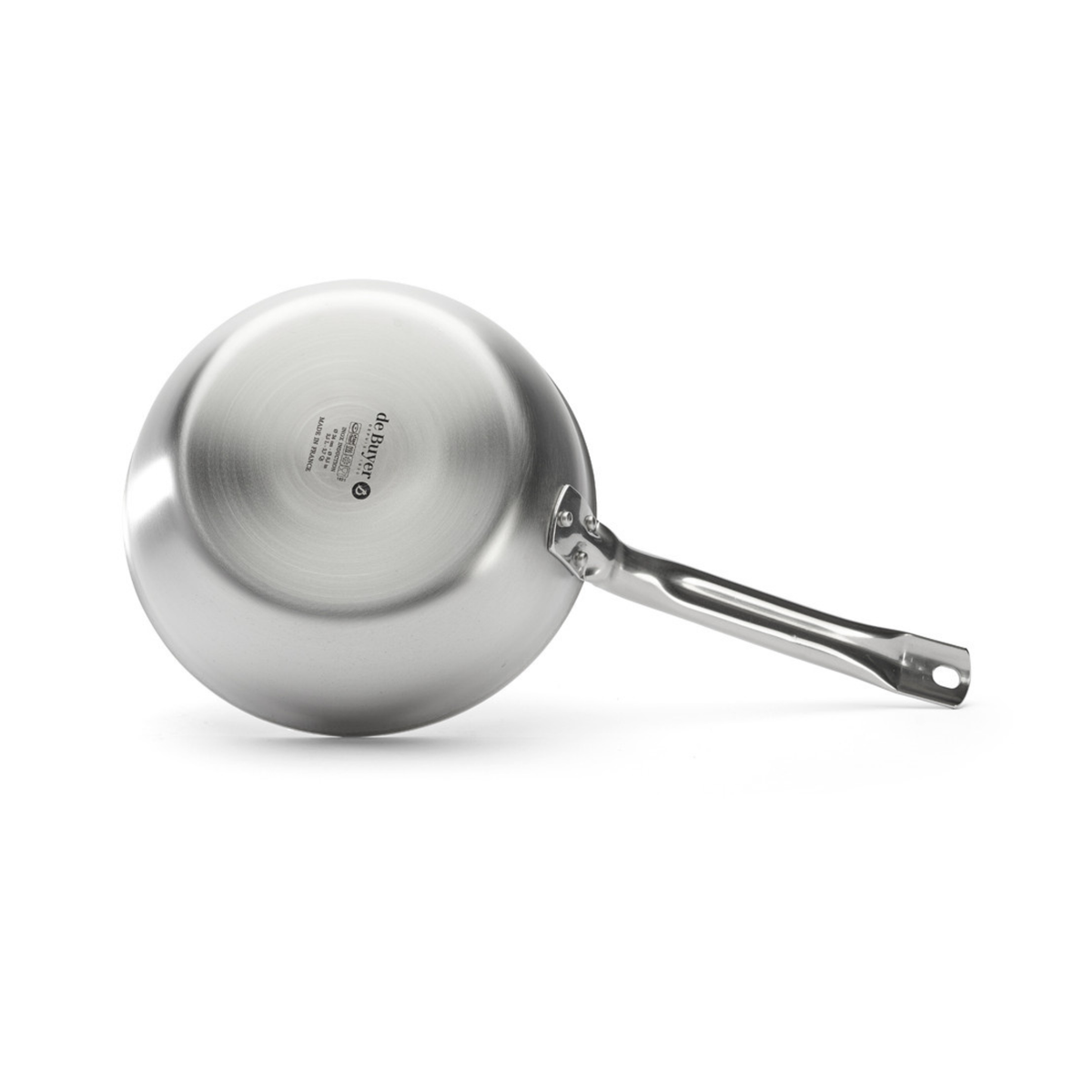 Fond extérieur de la sauteuse en inox De Buyer