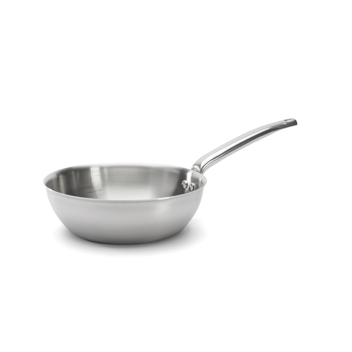 Sauteuse en inox De Buyer avec poignée
