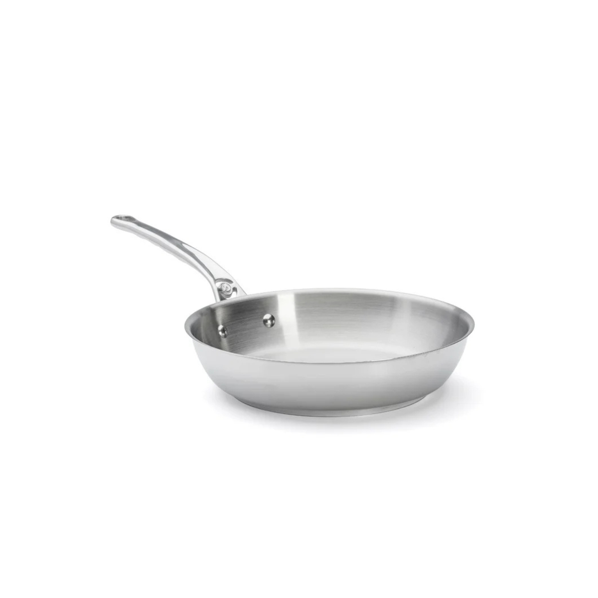 Poêle en inox De Buyer vue de face