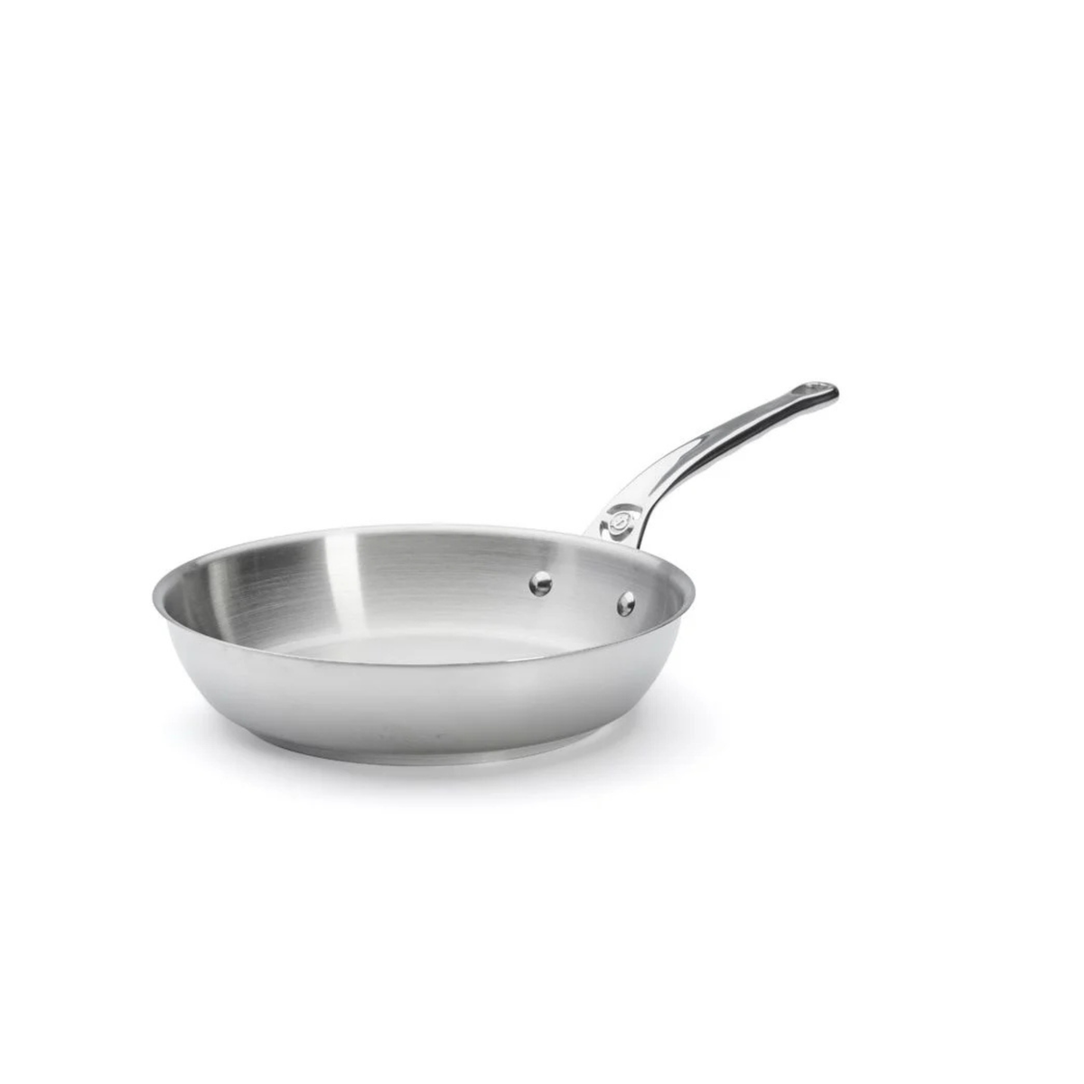 Poêle en inox De Buyer avec queue fixe