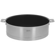 Sauteuse inox Cristel avec revêtement antiadhérent et anses amovibles