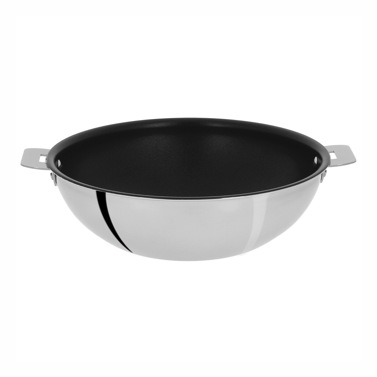 Sauteuse inox antiadhésive Cristel à deux anses