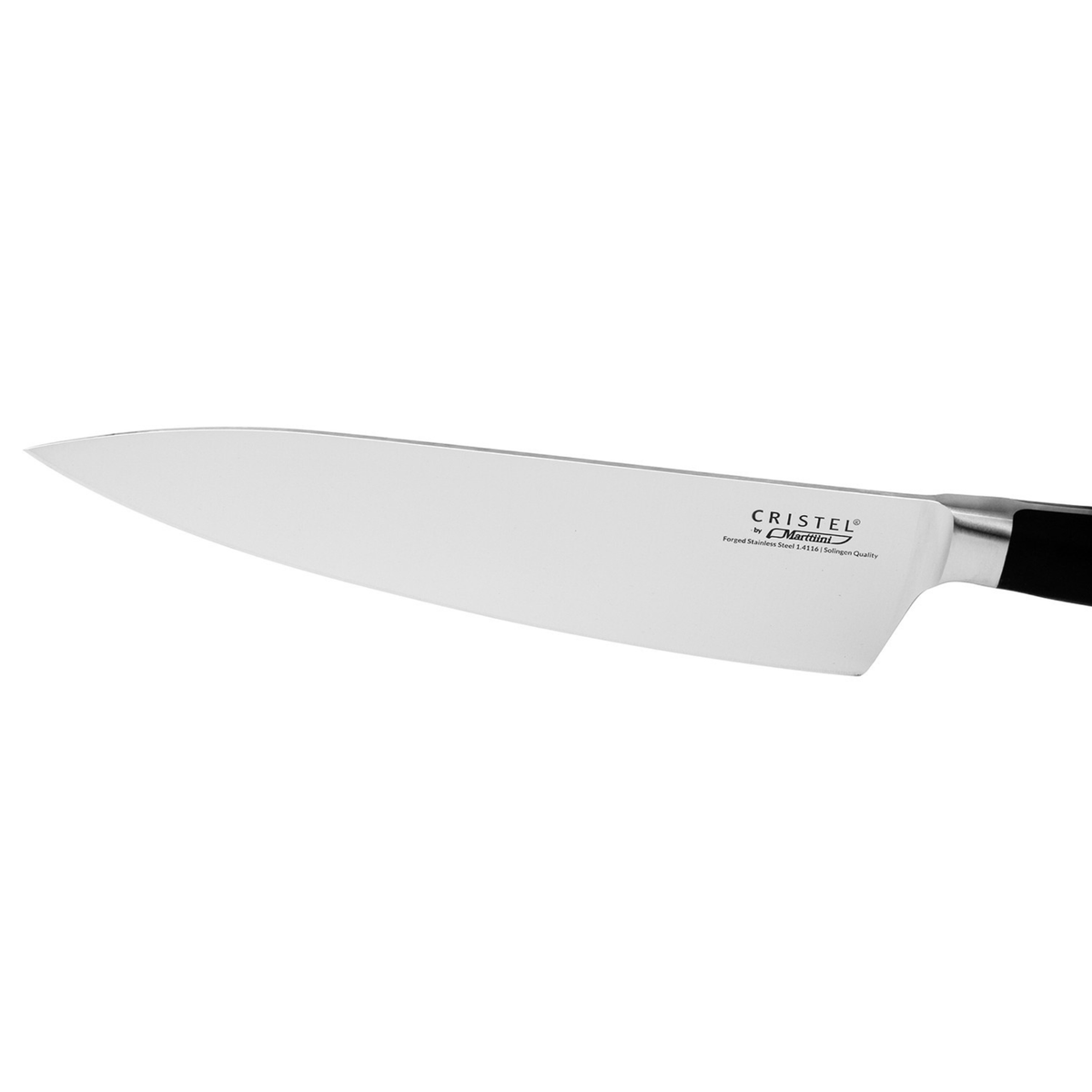 Lame en inox du couteau de chef Cristel
