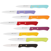 Gamme de couteaux Sabatier avec manches colorés