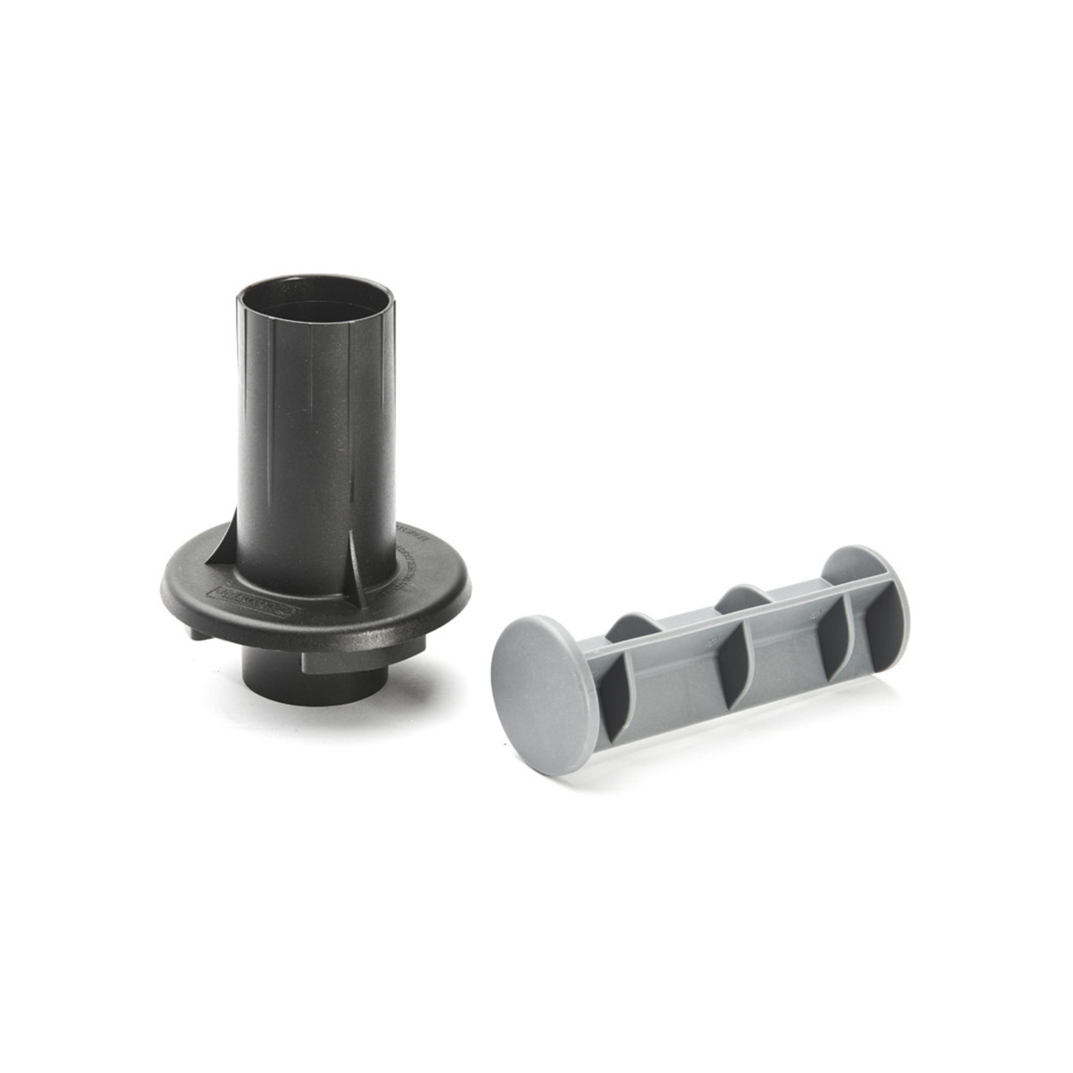 Accessoire poussoir pour mandoline avec insert gris
