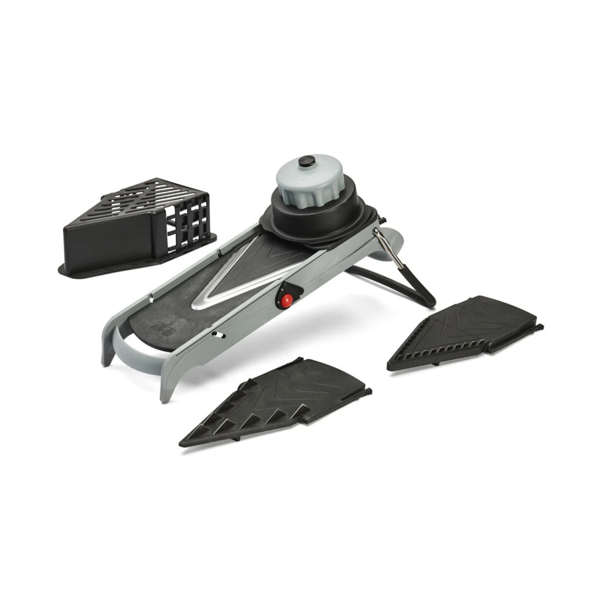 Poussoir de sécurité gris et noir pour mandoline