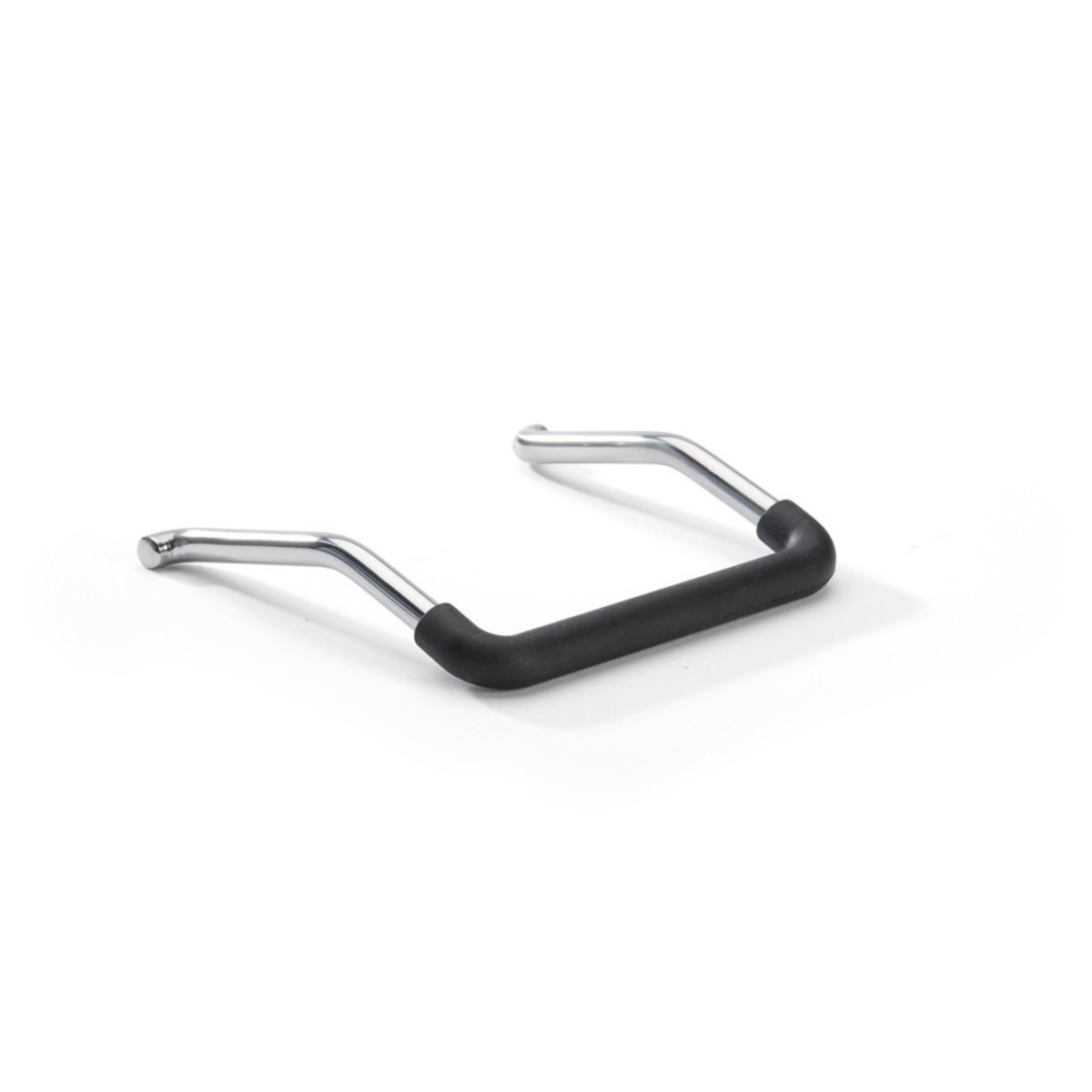 Support / pied métallique pliable avec revêtement antidérapant noir