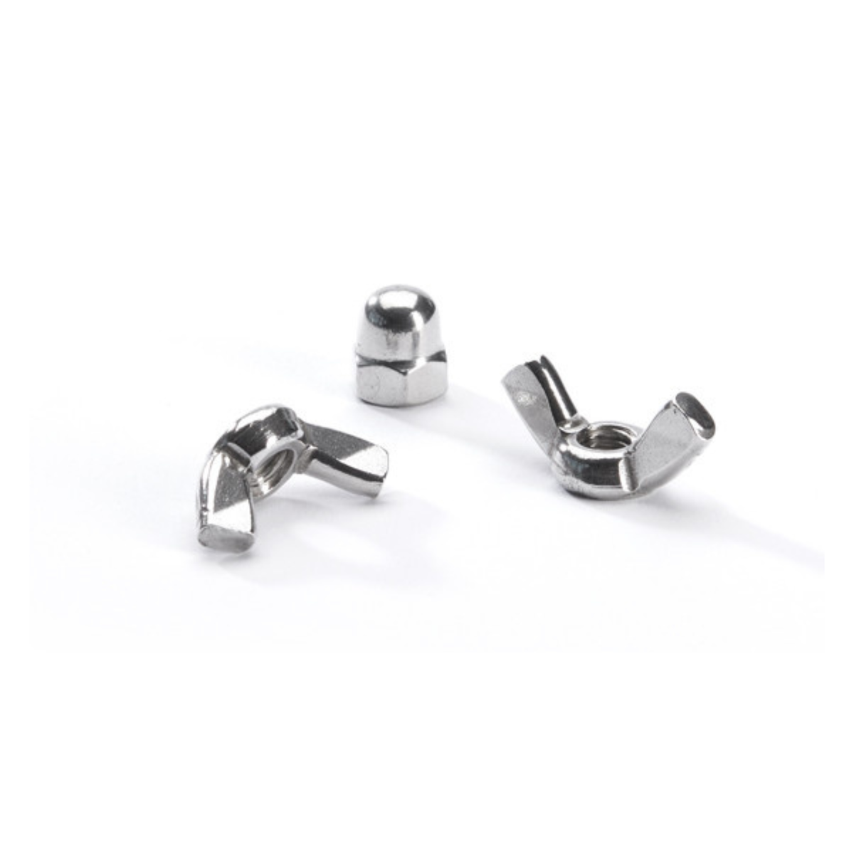 Écrous papillon et écrou borgne en métal
