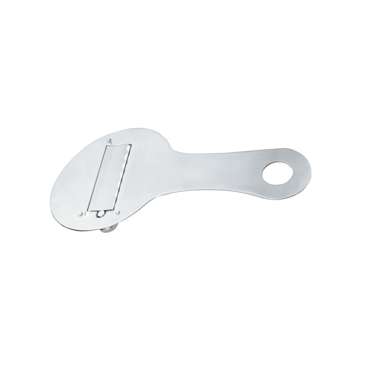 Râpe à truffe en inox vue de dessous