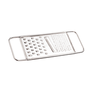 Râpe plate multifonction en inox avec trois types de lames