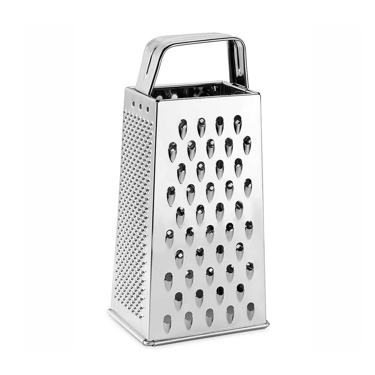 Râpe 4 faces en inox avec poignée